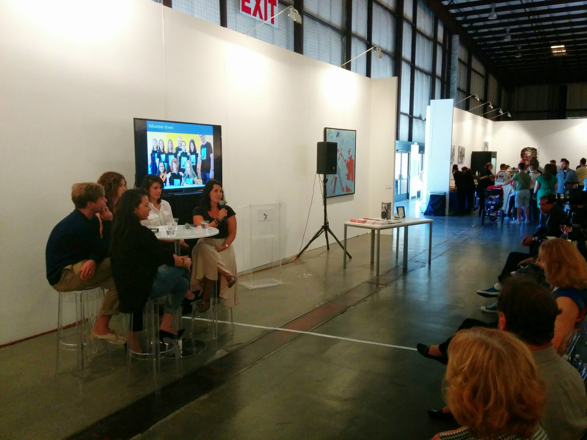 Cris Tcheyan speaking at Art Silicon Valley 2014