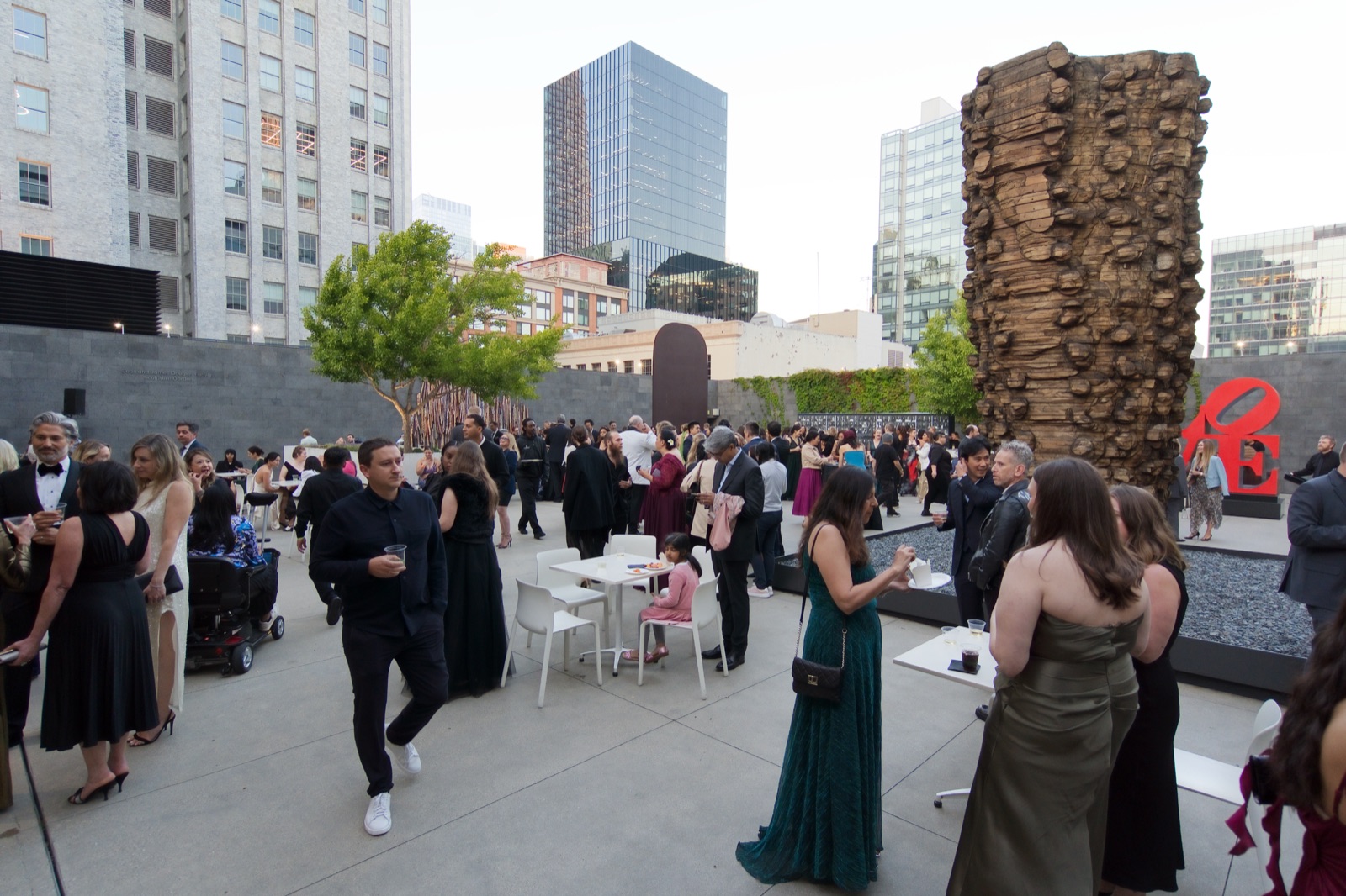 Terrace gathering at SFMOMA Diversify